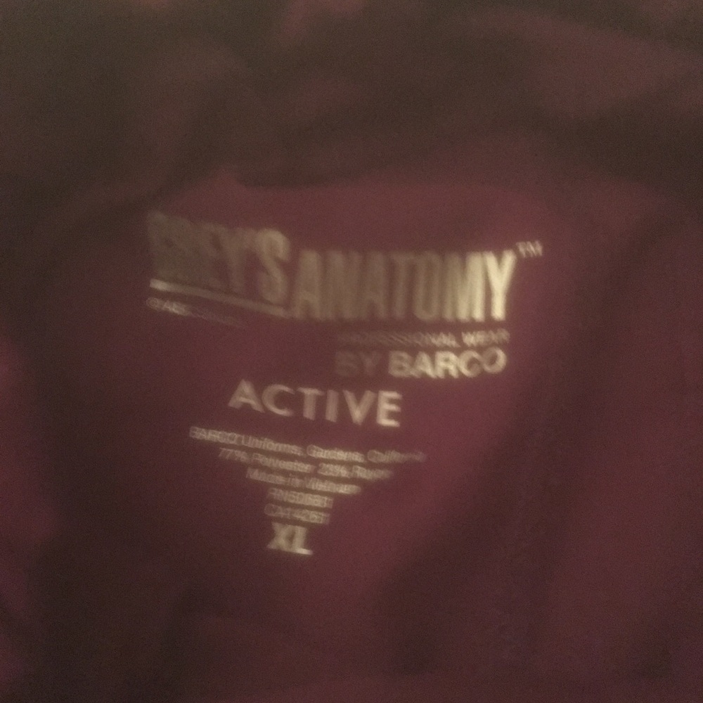 Greys anatomy purple scrub pants